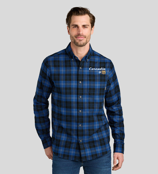 Eddie Bauer® Flannel Cobalt Tartan
