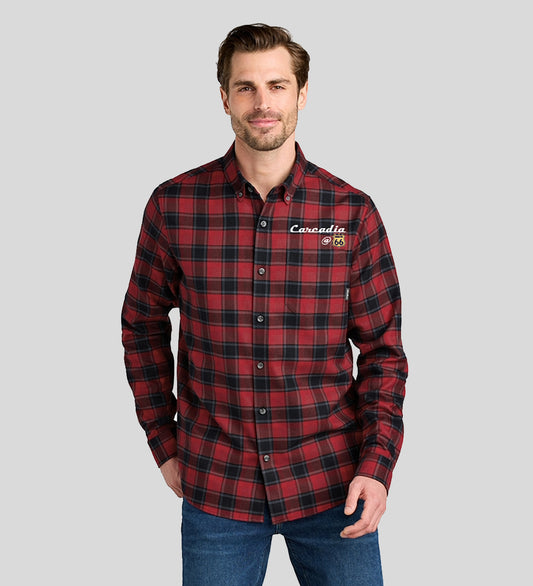 Eddie Bauer® Flannel Red Highland Plaid