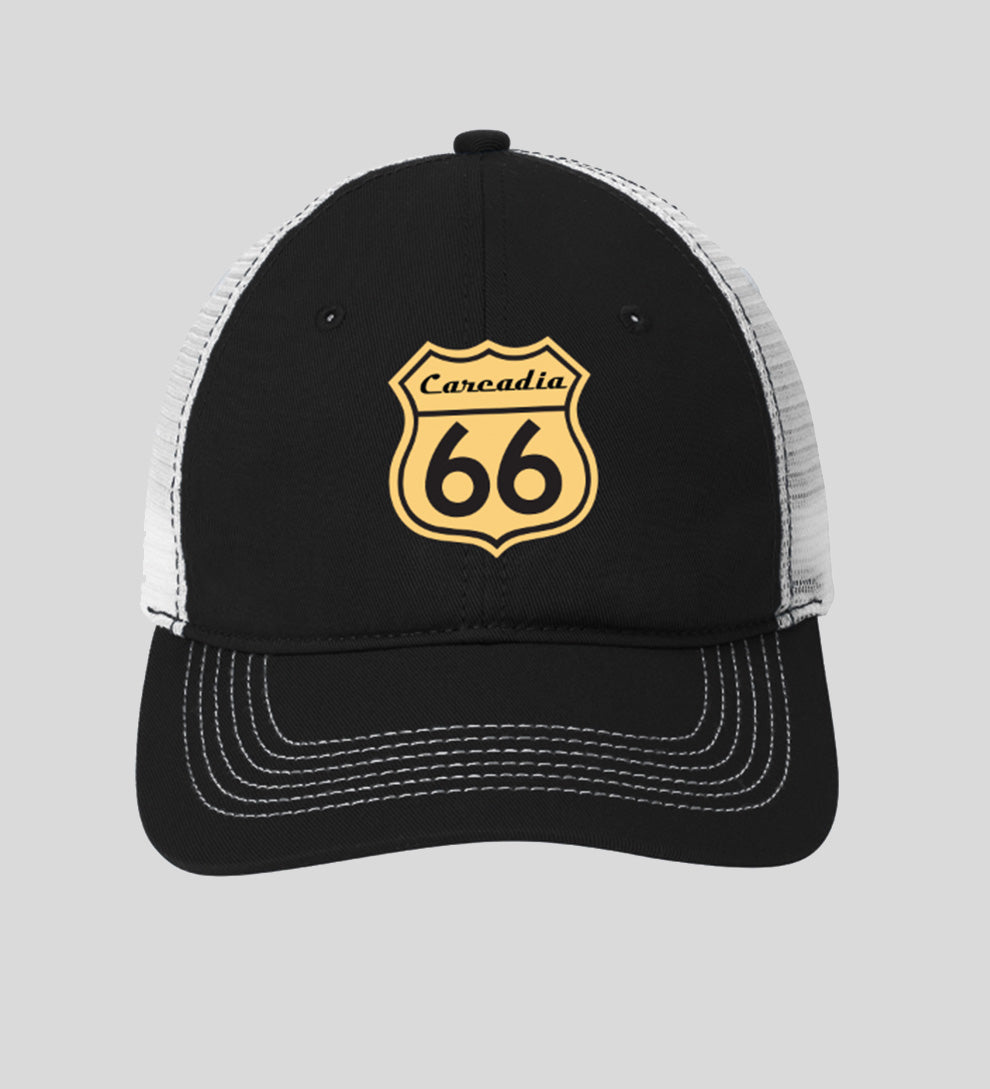 DT607 District ® Mesh Back Cap Port Authority® Pigment Print Distressed Cap